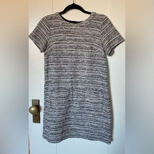 Ann Taylor LOFT Tweed Shift Dress - S Petite - Two Front Pockets